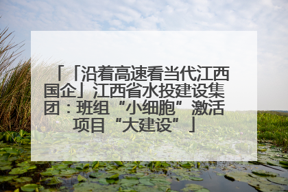 「沿着高速看当代江西国企」江西省水投建设集团：班组“小细胞”激活项目“大建设”