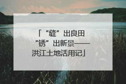“缝”出良田 “锈”出新景——洪江土地活用记