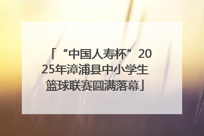 “中国人寿杯”2025年漳浦县中小学生篮球联赛圆满落幕