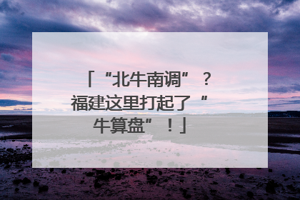 “北牛南调”？福建这里打起了“牛算盘”！