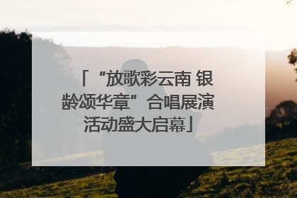 “放歌彩云南 银龄颂华章”合唱展演活动盛大启幕
