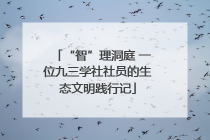 “智”理洞庭 一位九三学社社员的生态文明践行记