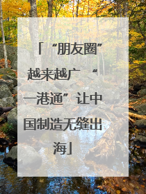 “朋友圈”越来越广 “一港通”让中国制造无缝出海