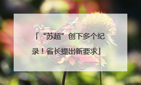 “苏超”创下多个纪录！省长提出新要求