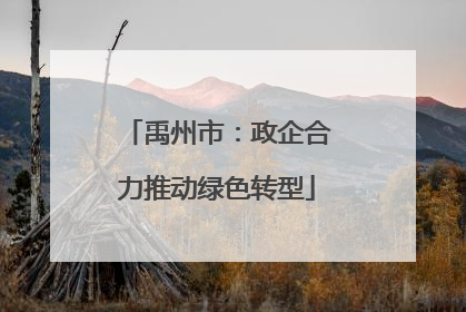 禹州市：政企合力推动绿色转型