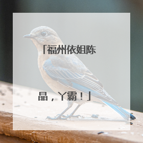 福州依姐陈晶，丫霸！