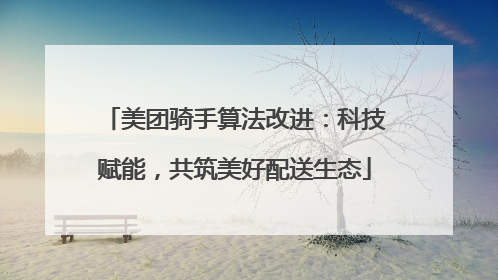 美团骑手算法改进：科技赋能，共筑美好配送生态