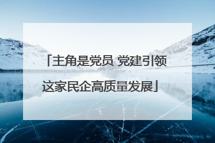 主角是党员 党建引领这家民企高质量发展