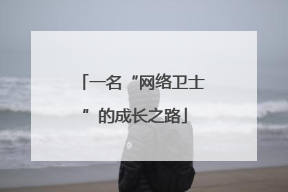一名“网络卫士”的成长之路