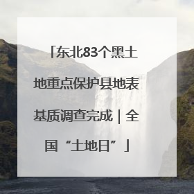 东北83个黑土地重点保护县地表基质调查完成｜全国“土地日”
