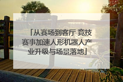 从赛场到客厅 竞技赛事加速人形机器人产业升级与场景落地