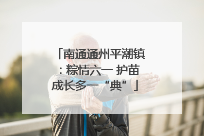 南通通州平潮镇：粽情六一 护苗成长多一“典”