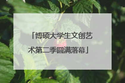 博硕大学生文创艺术第二季圆满落幕