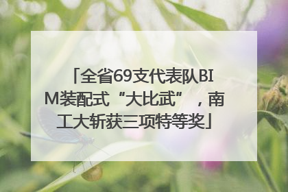 全省69支代表队BIM装配式“大比武”，南工大斩获三项特等奖