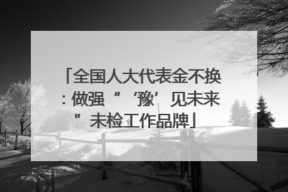 全国人大代表金不换：做强“‘豫’见未来”未检工作品牌