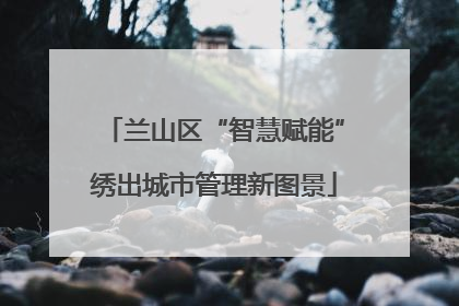 兰山区“智慧赋能”绣出城市管理新图景