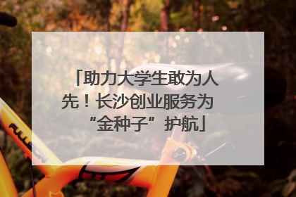 助力大学生敢为人先！长沙创业服务为“金种子”护航
