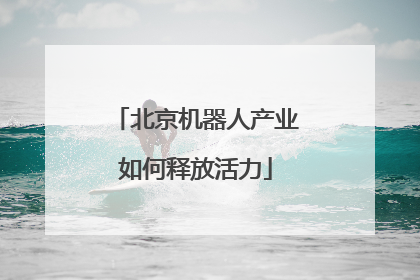 北京机器人产业如何释放活力
