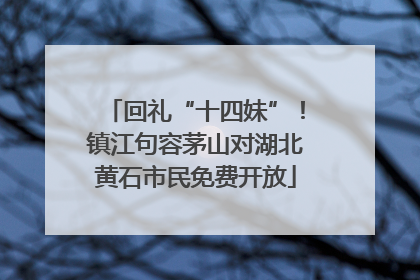 回礼“十四妹”！镇江句容茅山对湖北黄石市民免费开放