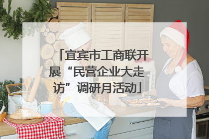 宜宾市工商联开展“民营企业大走访”调研月活动