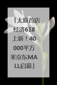 太原首店经济618上新！40000平方米京东MALL启幕
