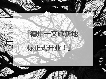 德州一文旅新地标正式开业！