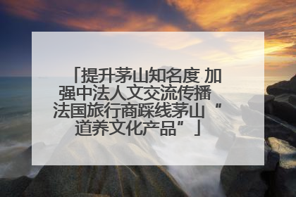 提升茅山知名度 加强中法人文交流传播 法国旅行商踩线茅山“道养文化产品”