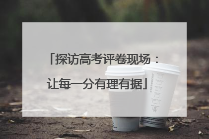 探访高考评卷现场：让每一分有理有据
