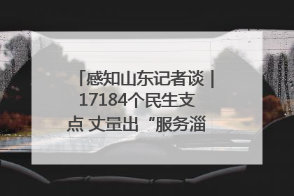 感知山东记者谈｜17184个民生支点 丈量出“服务淄博”的文明温度