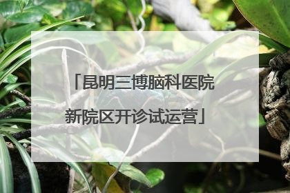 昆明三博脑科医院新院区开诊试运营