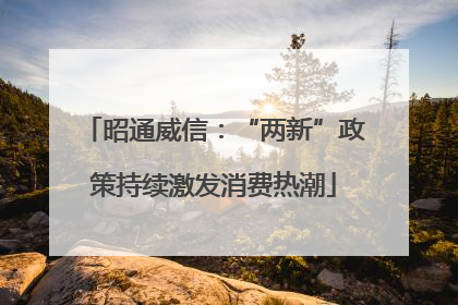 昭通威信：“两新”政策持续激发消费热潮