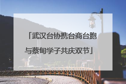 武汉台协携台商台胞与蔡甸学子共庆双节