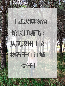 武汉博物馆馆长任晓飞：从武汉出土文物看千年江城变迁