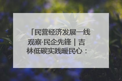 民营经济发展一线观察·民企先锋｜吉林低碳实践暖民心：太阳能供暖技术为北方清洁取暖破局