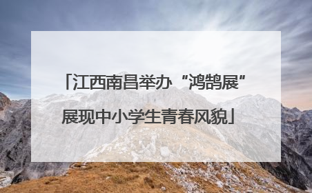 江西南昌举办“鸿鹄展” 展现中小学生青春风貌