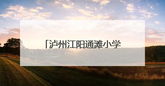 泸州江阳通滩小学：以评促改强根基 素质质量再提升