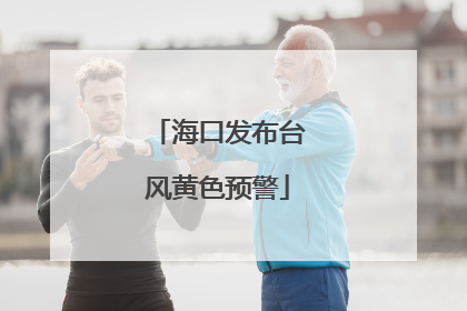 海口发布台风黄色预警