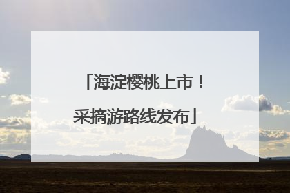 海淀樱桃上市！采摘游路线发布