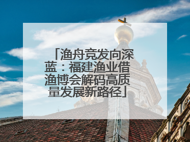 渔舟竞发向深蓝：福建渔业借渔博会解码高质量发展新路径