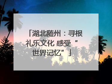 湖北随州：寻根礼乐文化 感受“世界记忆”