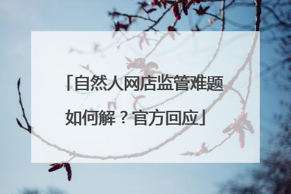 自然人网店监管难题如何解？官方回应