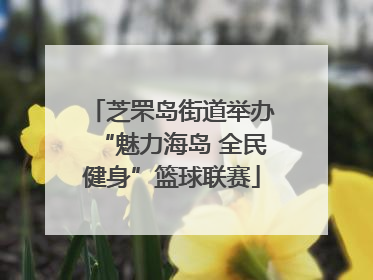 芝罘岛街道举办“魅力海岛 全民健身”篮球联赛
