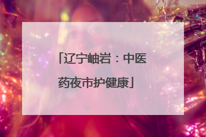 辽宁岫岩：中医药夜市护健康