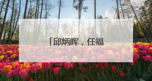 邱炳晖，任福建一地副县长、县公安局局长