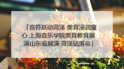 音符跃动菏泽 美育浸润童心 上海音乐学院美育教育展演山东省展演·菏泽站落幕