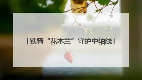 铁骑“花木兰”守护中轴线