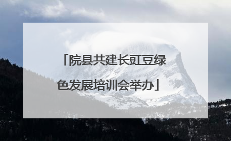 院县共建长豇豆绿色发展培训会举办