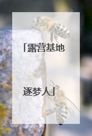 露营基地逐梦人