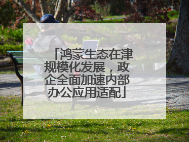 鸿蒙生态在津规模化发展，政企全面加速内部办公应用适配