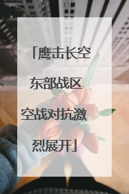 鹰击长空 东部战区空战对抗激烈展开